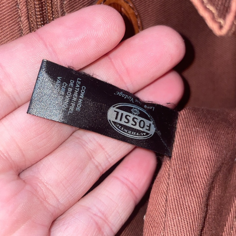 Fossil Cowhide Leather Small-Medium Crossbody bag - Picture 10 of 14